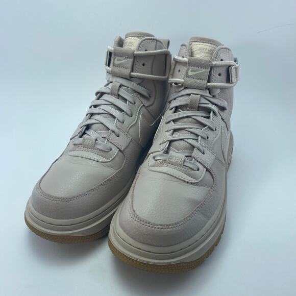 NIKE AIR Force 1 "High Utility 2.0" Fossil Stone Artic Womens Shoes Size 9 - Picture 10 of 12